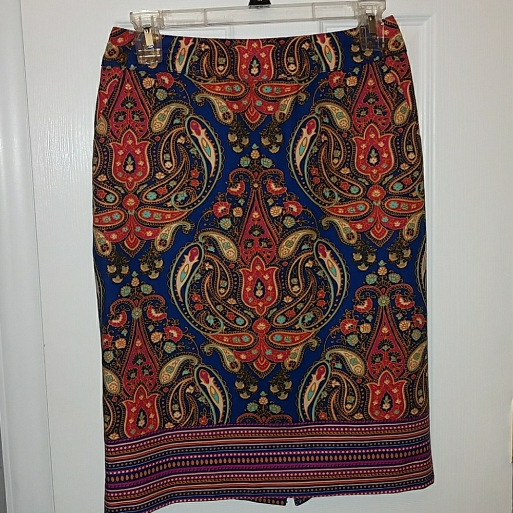 Merona stretch India skirt size 2 navy